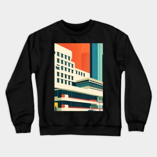 Minimalist City House Crewneck Sweatshirt